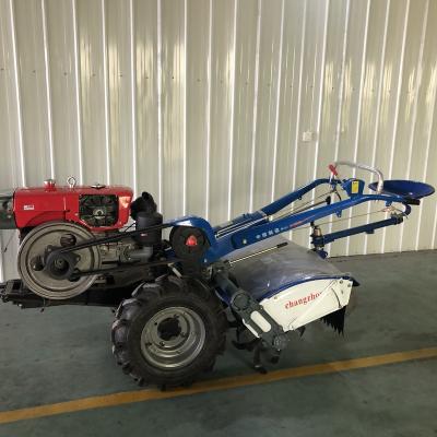 China 12hp crawler plough walking tractor in Factory direct sales price for sale