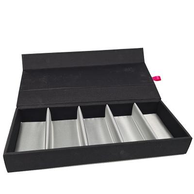 China Sunglasses Showcase Eyewear Storage Case Folding Satin Glasses Box Display Box Custom Logo Black Eyewear Storage Showcase for sale