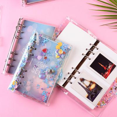 China Wholesale Transparent A5 A6 Album Stand Photo Card Binding Book Eco-friendly Kpop Photocard Binder for sale