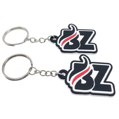 China 2D PVC Fashion Motorcycle PVC Key Chain Rubber Key Chain 3D Custom Brand Logo for sale