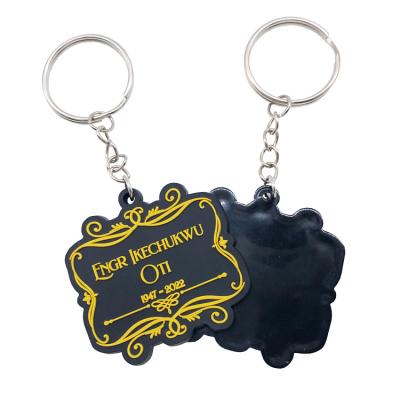 China 2D Custom Soft PVC 3D 2D / 3D Key Chain Design Personalized Your Logo Rubber Keychain Gift Keychain for sale