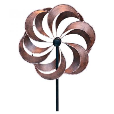 China Wholesale Minimalist Outdoor Garden Decor Wind Sculpture Metal Kinetic Wind Spinner for Yard Patio Lawn and Garden Decor Outdoor Wind Spinner for sale