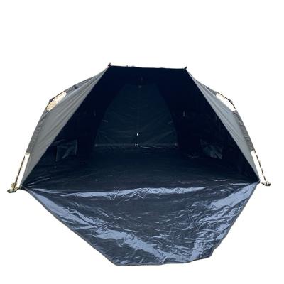 China Diagonal Tying Type Quick Opening Beach Sun Shade Summer Camp Fishing Outdoor Beach Tent for sale