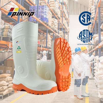 China MULTI-USE PINNIP Infinix Oil Resistance Comfortable PU Boots Food Safety Industry Boots Hot Sale for sale