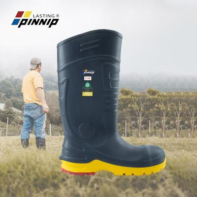 China MULTI-USE PINNIP Infinix New Steel Toe Protective Boots Pu Material Anti-puncture Working Shoes for Men for sale