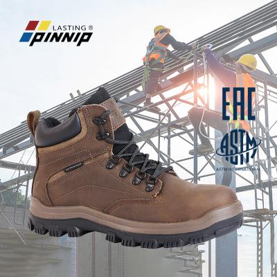 China MULTI-USE PINNIP  High-altitude Work Impact Resistance Construction Work Shoes Electric Shock Resistant Safety Boots for sale