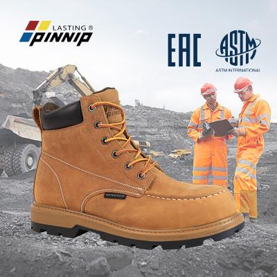 China MULTI-USE PINNIP Seals Mining Industry Boots Impact Oil Resistance Protective Footwear Safety Shoes for sale