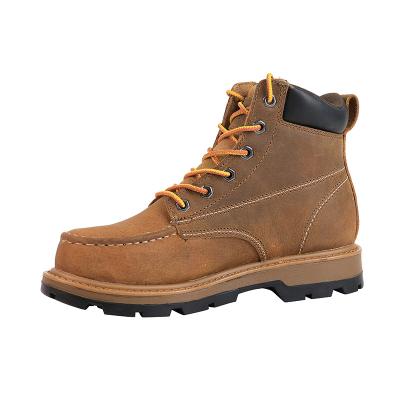 China Steel Toe Pinnip Hot Sale High Quality  Men's and Women's Work Boots Mining Outdoor Safety Shoes for sale