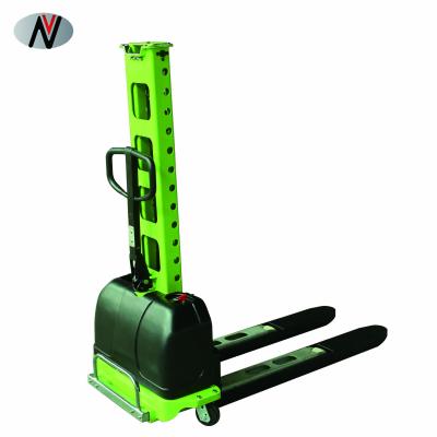 China Garment Shops Self Loading Stacker VISION 0.5 Ton Forklift For Goods Pick Up Stacker for sale