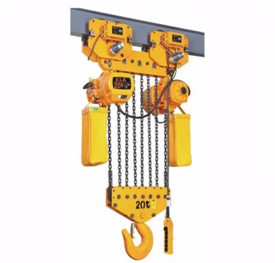 Chine Construction Hoist Electric Chain Hoist  20 ton speed 11or14or21 à vendre