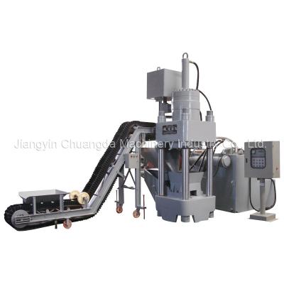 China Aluminum Briquetting Press Machine Briquette Metal Scrap Highly Automated Cycle for sale