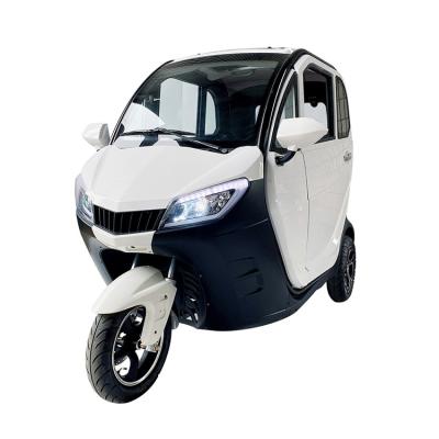 China Passenger Foot Brake Customizable Designed White Three Wheel Electric Vehicle for sale