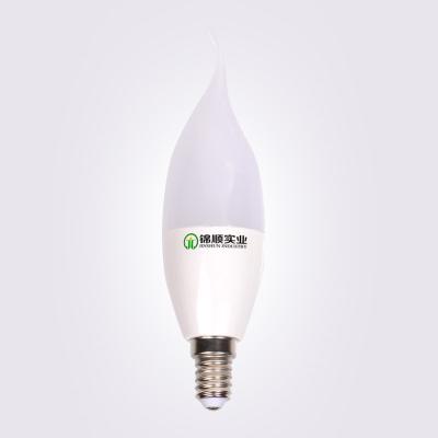 China C37 Tail 7W E14 LED Candle Light  / LED Candle Bulb with 2700K - 6500K for sale