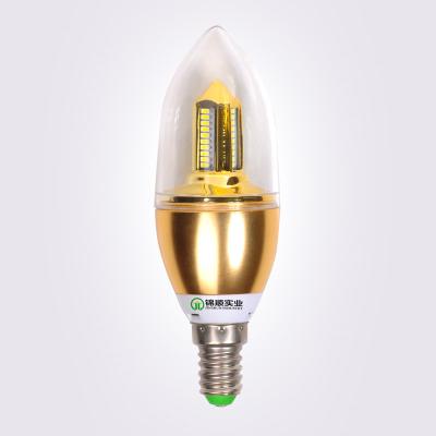 中国 5500K は E14 蝋燭の球根を金色の 5 ワットのトウモロコシ LED ライト導きました 販売のため