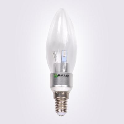 中国 ニッケルとめっきされる 3W LED の蝋燭ライト E14 4200K 270lm アルミニウム 販売のため