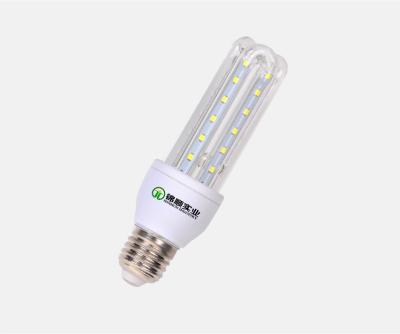 China Warm / Pure White  9W 3U Corn Led Light  360 degree Angle for sale