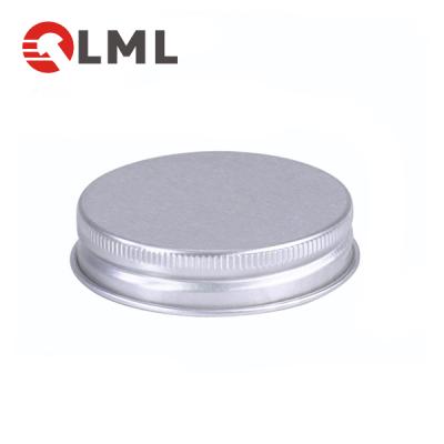 China Non Spill Aluminum Screw Caps For Bottle Jar Caps With Plastic Liner Stamping Bottle Lids for sale