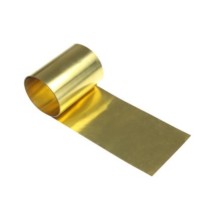 China Customized C61400 C26000 C23000 H62 Electronic Brass Coil C2680 Brass Strip With Any Thickness for sale