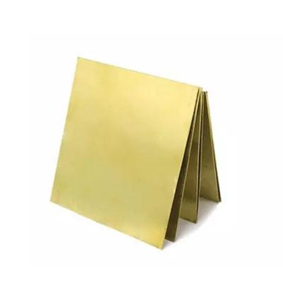 China Customized Electronic 0.3mm-5 Mm Thickness 99.9% Cu Brass Sheet Pure Brass Plate for sale