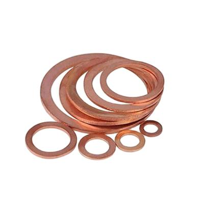 China Flat Split Gasket Phosphor Bronze Copper Gasket for sale