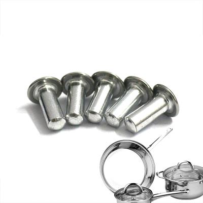 China Stainless Steel Aerospace Round Cookware Solid Aluminum Head Rivets for sale