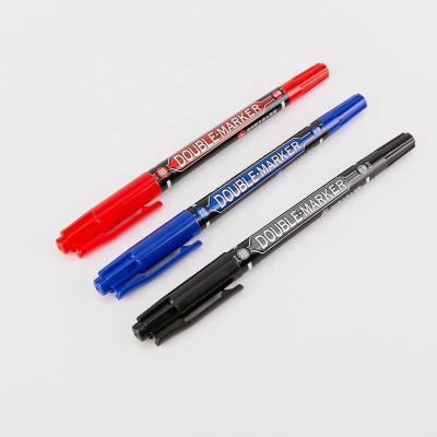 China Writing. Good Quality Advertising.Promotion.Gift Quality Office Stationery Economic Fiber Non-Toxic Permanent Seeds Double Design Marker Pen for sale