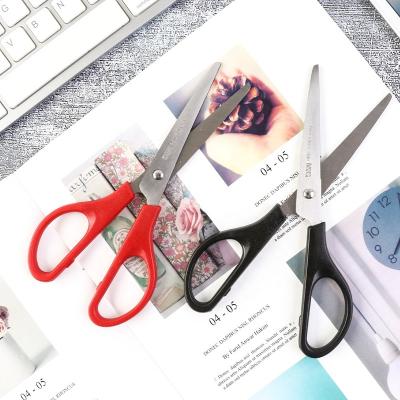 China Student Scissors Good Quality Stainless Steel Office 170MM Safe Classic Easy Handling Smooth Cutting Shear Leveling Scissors for sale