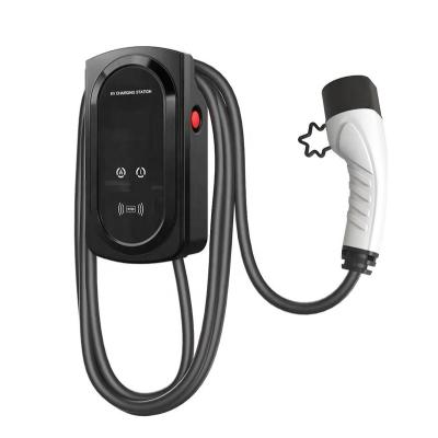 China 3.5kw/7kw SAE j1772 type 1 AC EV charger home ac home charger evse outdoor or home supply for sale