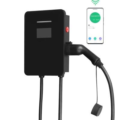 China Electric Car Charger 32a 22kw EV Charger Type - 2 Wallbox Fast Charging Station OEM for sale