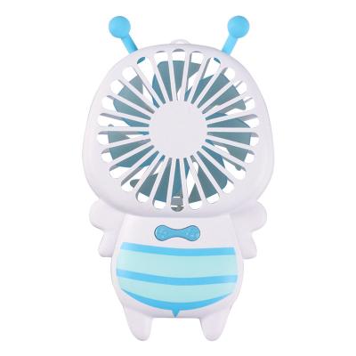 China Modern Little Bee Shaped Chargeable Portable USB Neck Mini USB Fan for sale