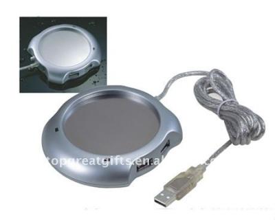 China USB Heater USB Cup Heater With 4 Port Hub for sale