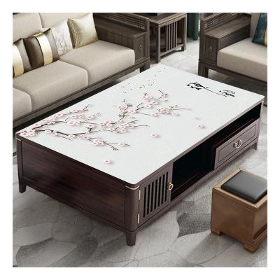 China Manufacturer wholesale custom printed modern waterproof plastic tablecloths mesaround pvc mantles manufacturer wholesale covers round tablecloth for sale