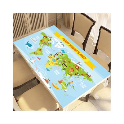 China Newest Waterproof Professional Clear Protector Waterproof PVC Plastic Tablecloth For Tea Table for sale