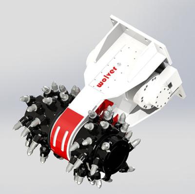 China Excavator Made in China High Efficiency Horizontal Trenching Hydraulic Drum Cutter for 125 Tons Excavator for sale