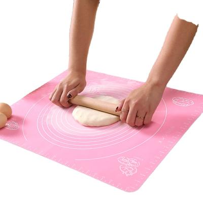 China Cheap Viable Wholesale Non-Toxic Non-Toxic Thick Silicone Protector Kitchen Tool Silicone Baking Kneading Baking Mat for sale