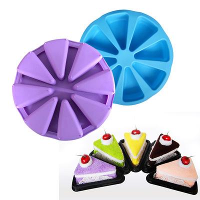 China Viable Silicone Cake Mold 8 Dots Scone Mold Kitchen Oven Tool Mold for sale