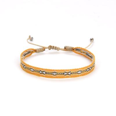 China New Style Fashionable Bohemian Handwoven Strap Friendship Stacking Bracelet for sale