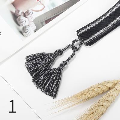 China New Product Pulseras Yiwu Tassel Charm Romantic Women Woven Embroidery Bracelet Jewelry 2021 for sale