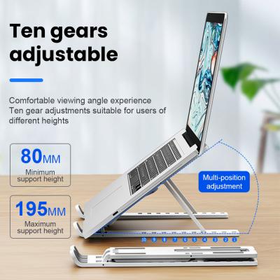 China CYKE N3 Multi-Function Laptop Stand (Size) Laptop Bracket Laptop Folding ABS Plastic Portable All-in-One Single Adjustable Stand for sale