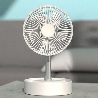 China New CYKE F-3 New USB Rechargeable Floor Fan Convenient Low Noise Battery Small Mini Folding Desk Stand Fan With Desk Table for sale