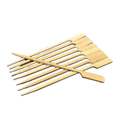 China Hot Selling Heat Resistance Bamboo BBQ Skewer Accessories with Kebab BBQ Stick for Picnic BBQ Skewers GRILL for sale