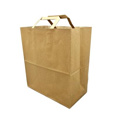 China Recycled Materials Kraft Paper Packaging Bags With Handle For Wedding Birthday Party Favors Products Paper Bags For Business Shopping Bag for sale