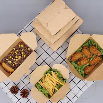 China Disposable Leak And Grease Resistant Food Containers Recyclable Lunch Box To Go Containers For Catering And Restaurant Party for sale