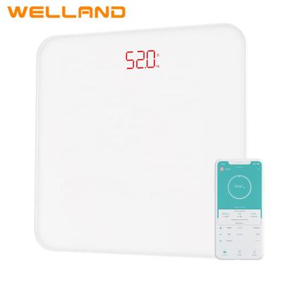 China App Smart Connection Electronic Weight Tracker Batteries Pressure Sensor Bath Scale For Bathroom for sale