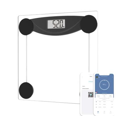 China Body Weighing BMI Scale Tempered Glass Weighing Scale Weight Digital Electronic Bathroom Scale Human Glass for sale