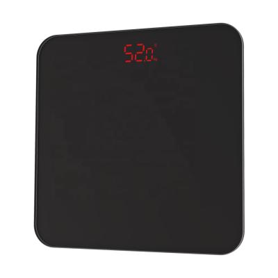 China Body Weight Measurement Body Digital Scale Black Glass Led Bmi Bathroom Digital Scales For Weighing for sale