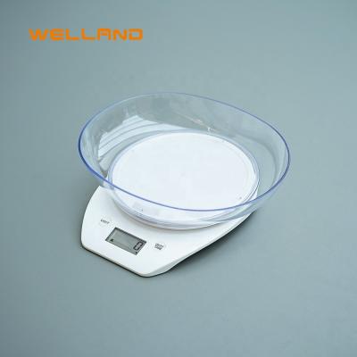 China WITH LID Best Price ABS Plastic Material 5Kg Digital Weighing Greatergoods Digital Chinese Food Electronic Kitchen Scale for sale