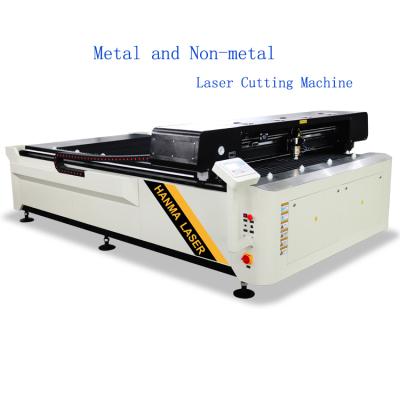 China Hot Sale HM-JNP1325 Hobby Water Cooled Automatic CNC Mixed Metal and Nonmetal CO2 Laser Cutting Machine for sale