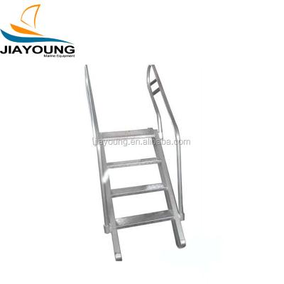 China Marine Engine Room Aluminum Inclined High Level Ladder for sale