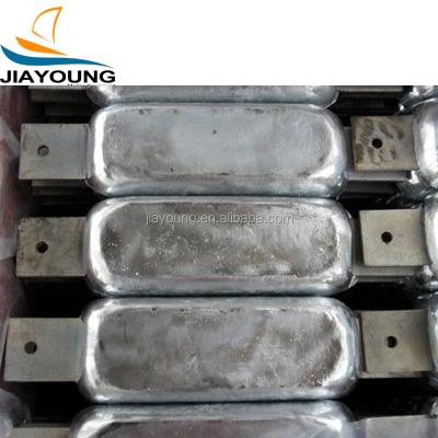 China Industry Zinc Sacrificial Anode For Ballast Tank Cathodic Protection for sale